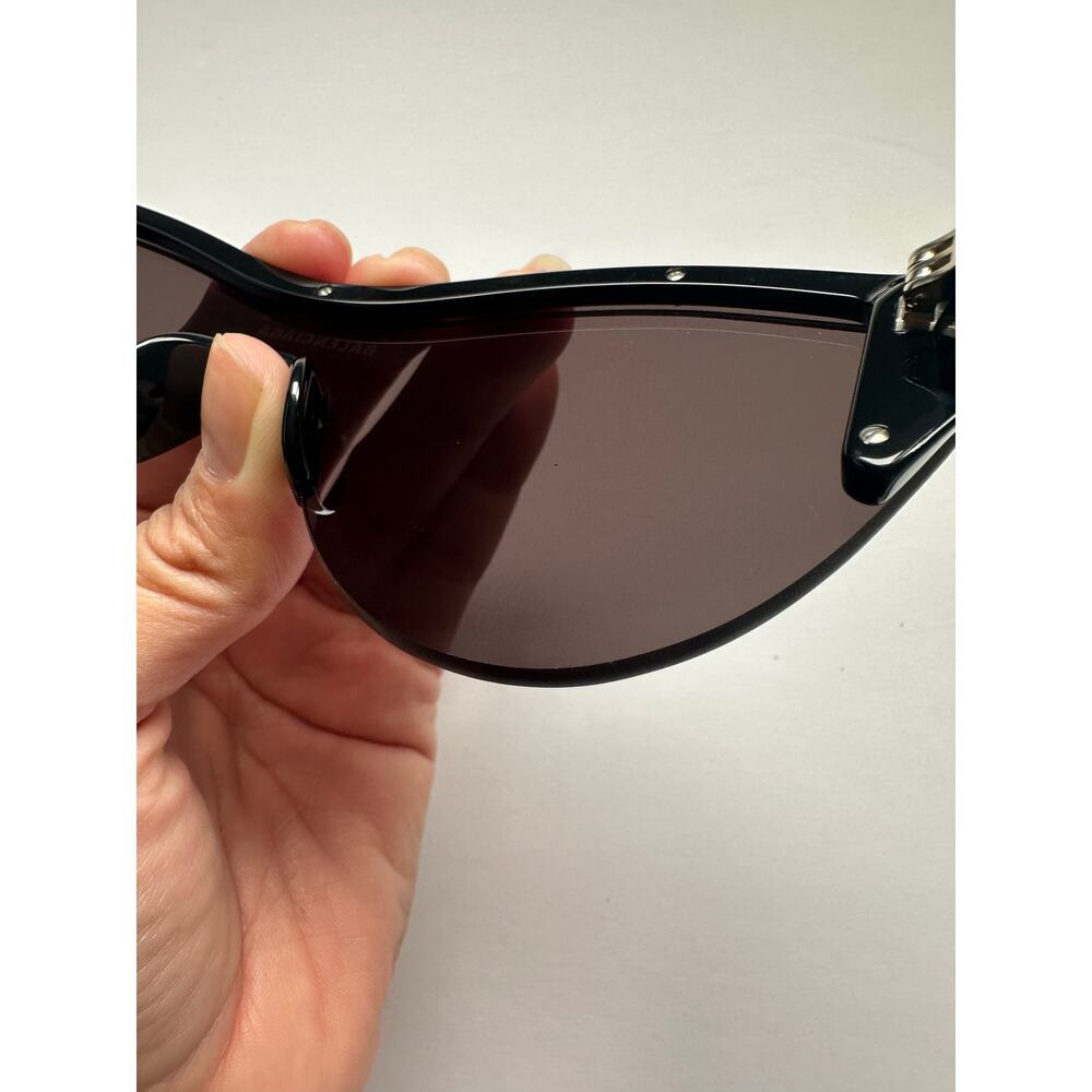 Balenciaga BB0004S Ski Cat-Eye Shield Sunglasses - Picture 11 of 15